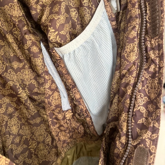 90s Vintage Sims Paisley print ski jacket puffer hooded pockets insulated snow - Picture 8 of 9